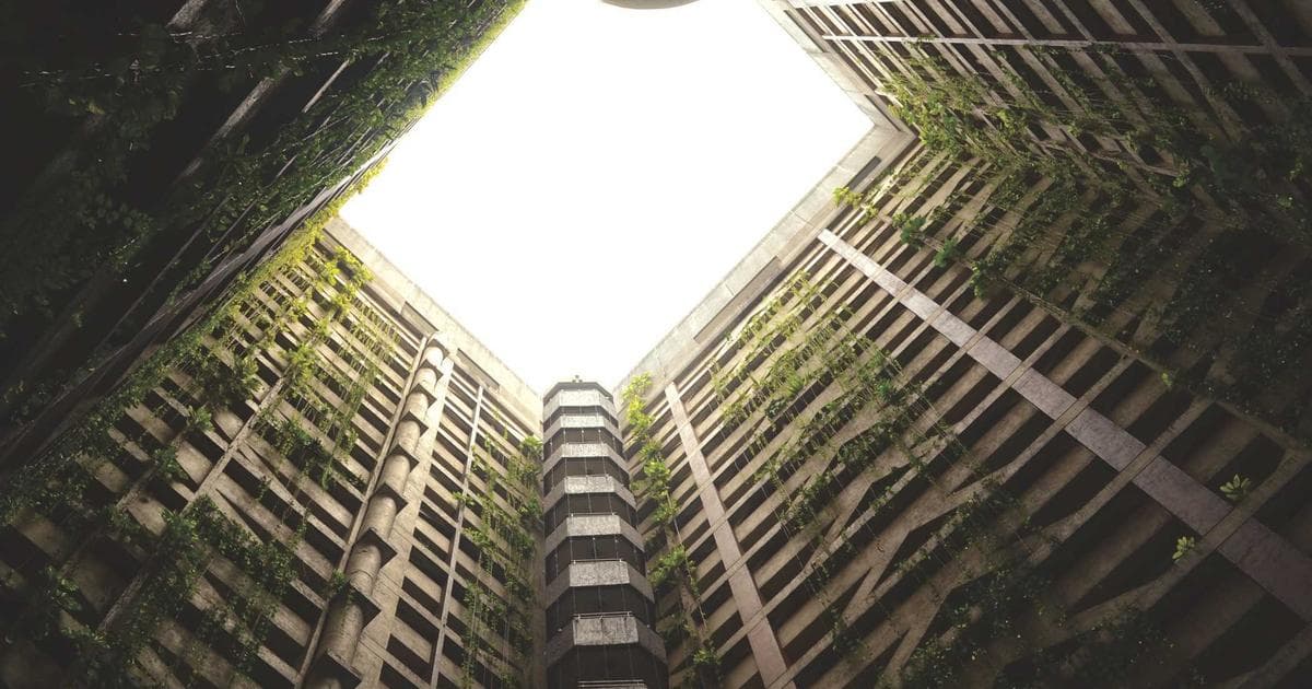 Aerial view of downtown Halifax Nova Scotia showing the harbour and business district