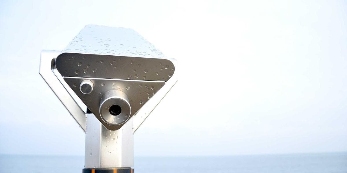 Car driving on snowy Canadian highway in winter