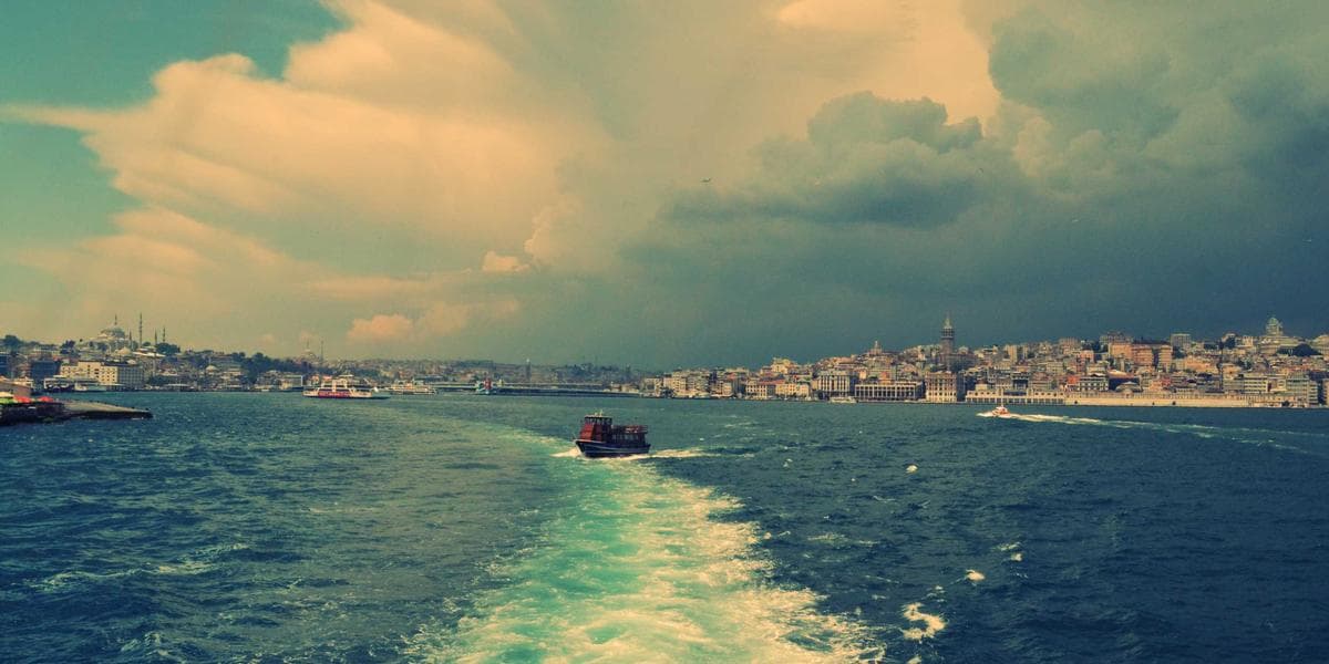 Artist painting in a studio with Canadian artwork on walls