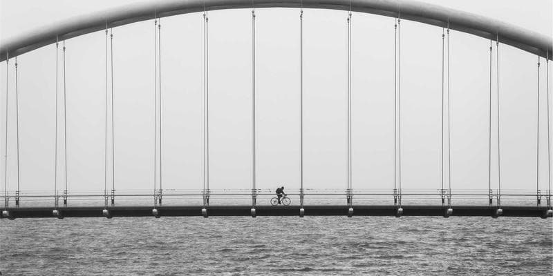 Canadian city bus at a transit stop during morning commute