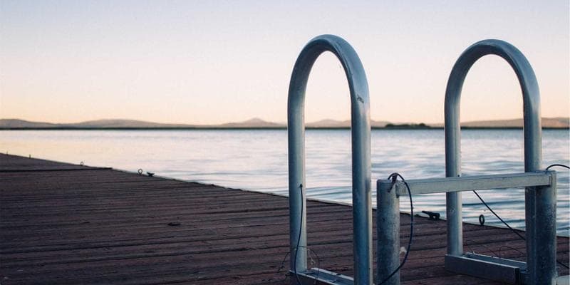 Yellowknife Northwest Territories cityscape with northern lights in background