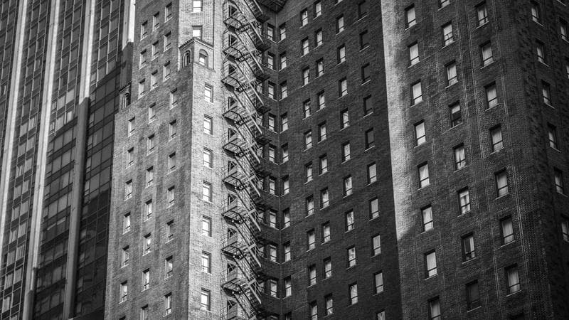Windsor Ontario skyline with Ambassador Bridge and cross-border corridor to Detroit
