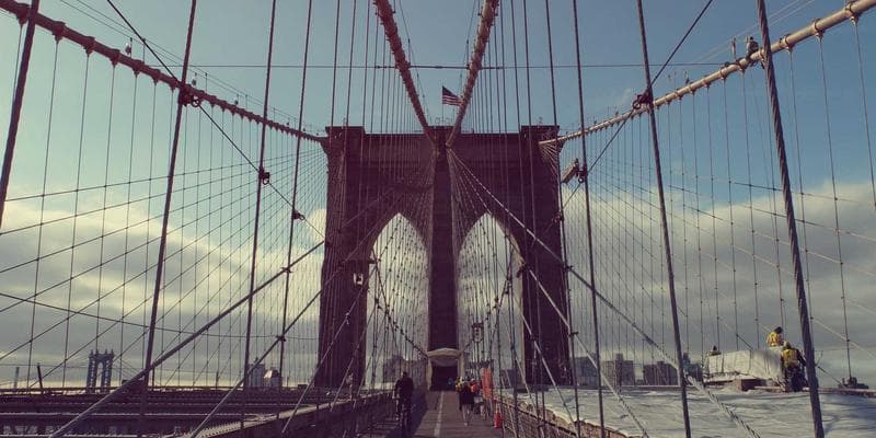 Person reviewing work permit documents