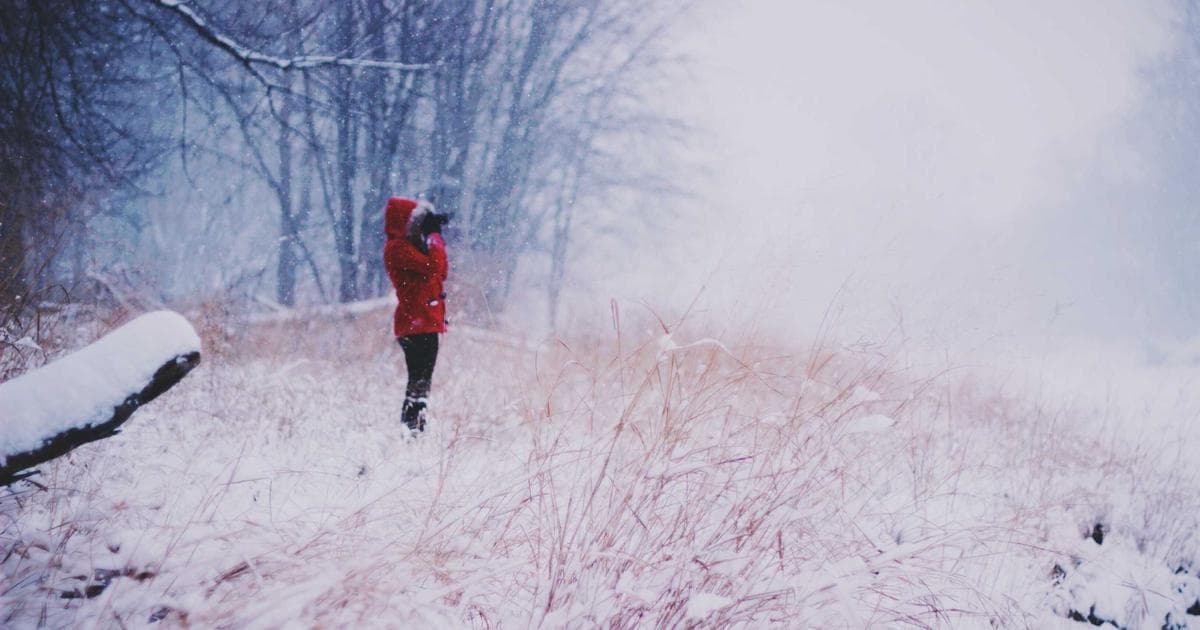 Newcomer couple in Canada looking at a