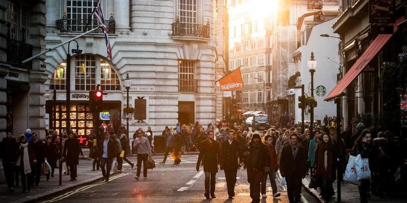 Couple reviewing financial documents together