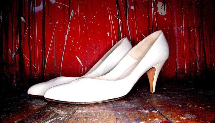 University campus with students