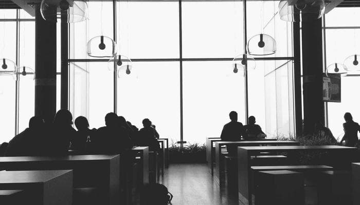 Colourful coastal city with harbour