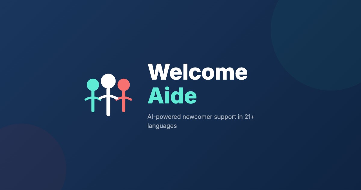 WelcomeAide Newcomer Integration Society logo
